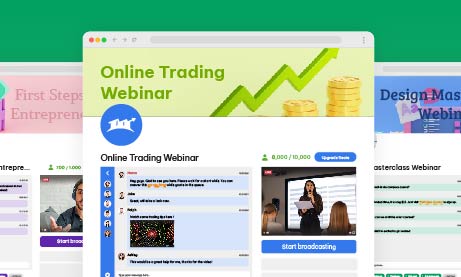 pageinar landing page